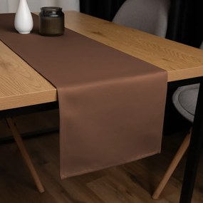 Biante Dekoračný behúň na stôl BKU-114 Čokoládovo hnedý 35x160 cm