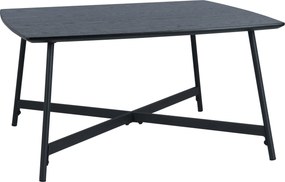 XXXLutz KONFERENČNÝ STOLÍK, čierna, kov, kompozitné drevo, 80/80/42 cm MID.YOU - Stolíky do obývačky - 001125023204