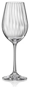 Crystalex Poháre na víno WATERFALL 350 ml, 6 ks