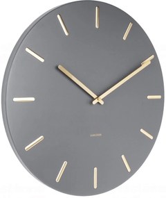Dizajnové nástenné hodiny Karlsson 5716GY