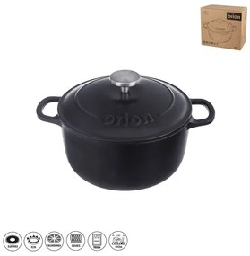 Liatinový hrniec s pokrievkou na indukciu 3,3 l LITINA SMALT – Orion