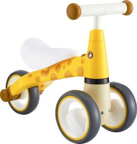 ECOTOYS odrážadlo Žirafa – balančný bicykel 12–36 m, EVA kolesá, ľahký 2 kg