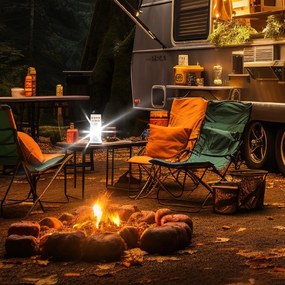 Multifunkčná solárna LED lampa s reproduktorom a powerbankou Kemp