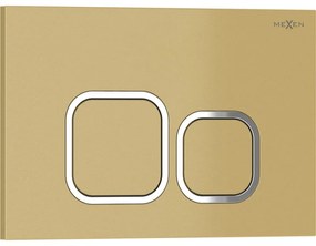 Mexen Tex 03, splachovacie tlačidlo, zlaté, 6103-06