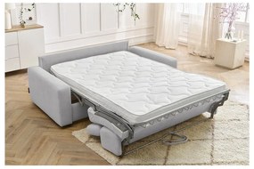 Svetlosivá rozkladacia pohovka 215 cm Monaco – Bobochic Paris