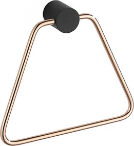 Mexen príslušenstvo, Aron držiak na uterák, čierna/ružová zlatá, 7088132-67