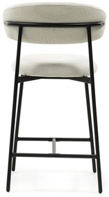 Barová židle Fresno boucle krémová