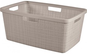 Curver Koš na čisté prádlo Jute 46 l, taupe
