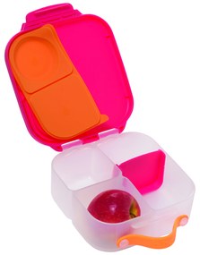 Desiatový box stredný - ružový/oranžový