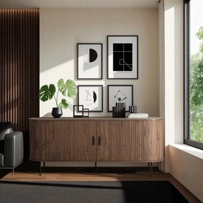 Skrinka Trisha 180 (orech) . Akcia -21%. Vlastná spoľahlivá doprava až k Vám domov. 1129122