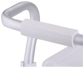 Spirella Nastaviteľné sedátko do vane, biela, 55–65 cm