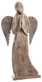 InDecor Anjel z mangového dreva, 39 x 7,5 x 78 cm, 78 cm