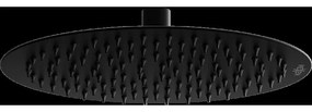 Mexen dažďová sprcha slim 25 cm, čierna - 79225-70