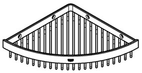 GROHE 40809000 - Drôtový mydelník SELECTION CUBE 20 × 20 cm lesklý chróm