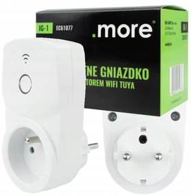 ECOLIGHT Múdra zásuvka s Tuya WiFi programátorom