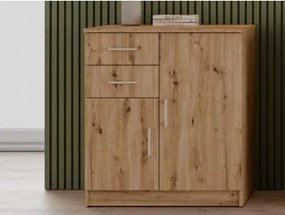 Komoda Universal, 79 cm, dub artisan%