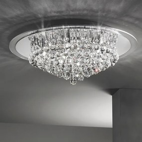 Orion DLU 2378/9/62-Krištáľové str. svietidlo GLORIA 9xG9/40W/230V pr.62 cm chróm