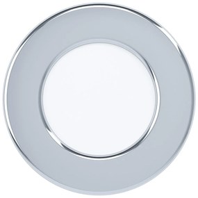 EGLO LED podhľadové osvetlenie do kúpeľne FUEVA 5, 2,7W, teplá biela, 86mm, okrúhle, chrómované