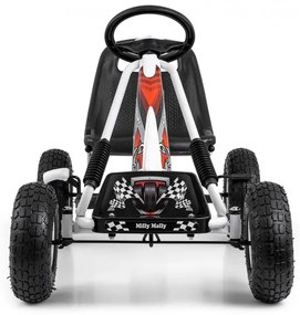 Šlapacia motokára Thor biela