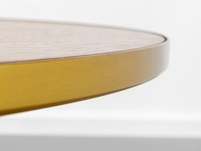 Cono konferenčný stolík hnedý Ø70 cm