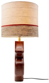 Mesa stolová lampa hnedá 61 cm