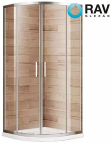 Sprchový kút Virtus 90x90x195 chróm