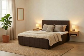 Postel OTTO 160x200 cm Tmavohnedá Bez matraca