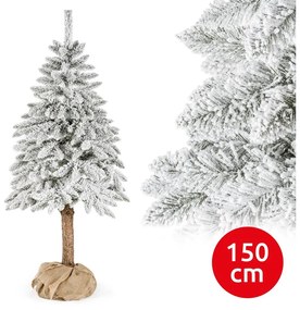 Sonic Vianočný stromček na kmeni NATURAL WITH SNOW 150 cm smrek SC0051