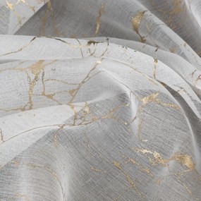 ZÁCLONA NA KRÚŽKOCH REVA1 140X250 CM VZOROVANÁ