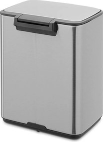 Pedálový oceľový odpadkový kôš v matne striebornej farbe 7 l Bo – Brabantia