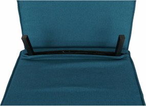 KONDELA Farido rozkladacie kreslo tyrkysová / dub