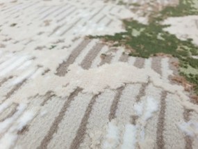 DC Koberec Exclusive 193 krémová zelená Rozmer: 160×220 cm