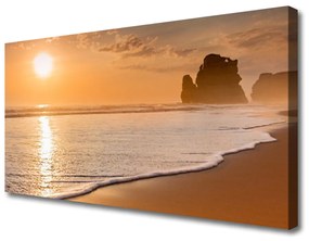 Obraz Canvas More pláž slnko krajina 120x60 cm