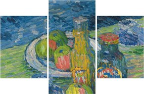 Obraz - Alexej von Jawlensky, Still Life with Bottles and Fruit, reprodukcia (90x60 cm)