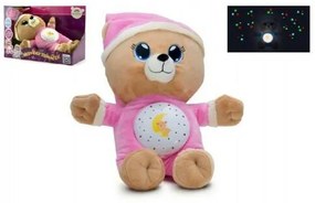 Teddies Plyšový medvedík Uspávačik 32 cm, ružová