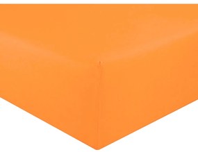 Posteľná plachta jersey oranžová TiaHome - 70x140cm