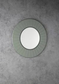 Sapho Sapho, LUMIRO STRIP guľaté zrkadlo s LED osvetlením v ráme, priemer 90cm, verde, LR950-4444S