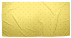 Sablio Uterák Červené krúžky na žltej - 50x100 cm