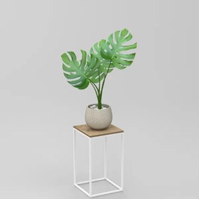 Stojan na kvety 40x24 cm biela