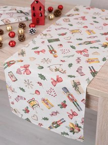 Vianočný behúň Luskáčik - 40 × 180 cm