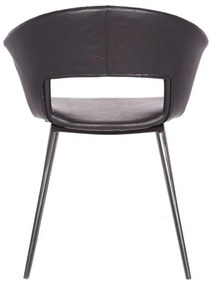 TORA čalúnená stolička black