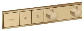 Hansgrohe RainSelect, batéria pod omietku na 2 spotrebiče, kefovaný bronz, HAN-15380140