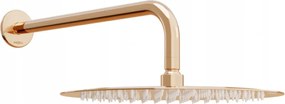 Mexen Slim dažďová hlavica 30 cm so sprchovým ramenom 40cm, ružová zlatá, 79230211-60