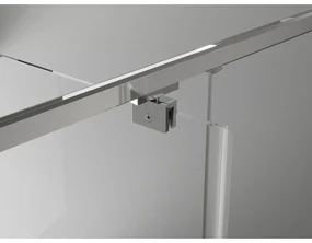 Mexen Exo, sprchovací kút s krídlovými dverami 130 x 85 cm, 6mm číre sklo, chrómový profil, 819-130-085-01-00
