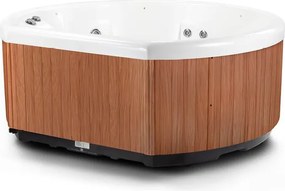 Hanscraft Vírivka OKA WAVE 3 Farba bočníc: Teak, Farba škrupiny: Tuscan sun