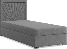 Čalúnená posteľ VICENZA 90×200 cm sivá