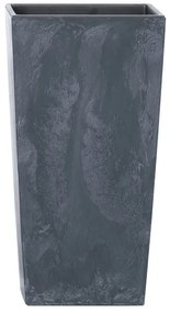 Prosperplast Kvetináč s vložkou Urbi Square (22 x 42 x 22 cm (Š x V x H), antracitová/betón)  (100275788)