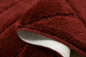 Kúpeľňový koberček Sash Carmine pruhy