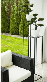 STOJAN NA KVETINÁČ SIMPLE 70X24X24 CM ČIERNA