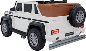 Elektrické autíčko Mercedes Benz MAYBACH G650 biele
